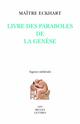 LIVRE DES PARABOLES DE LA GENESE 